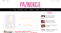 Desktop Screenshot of paznokcie.pl
