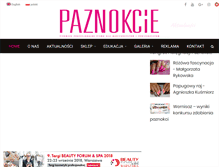 Tablet Screenshot of paznokcie.pl